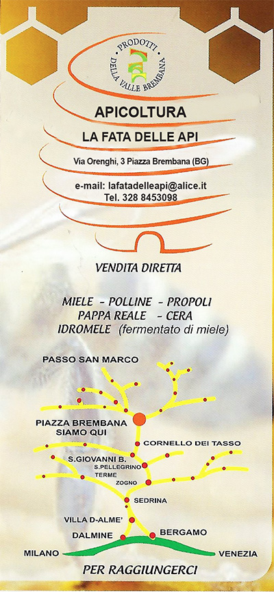 Apicoltura La Fata delle Api – Piazza Brembana