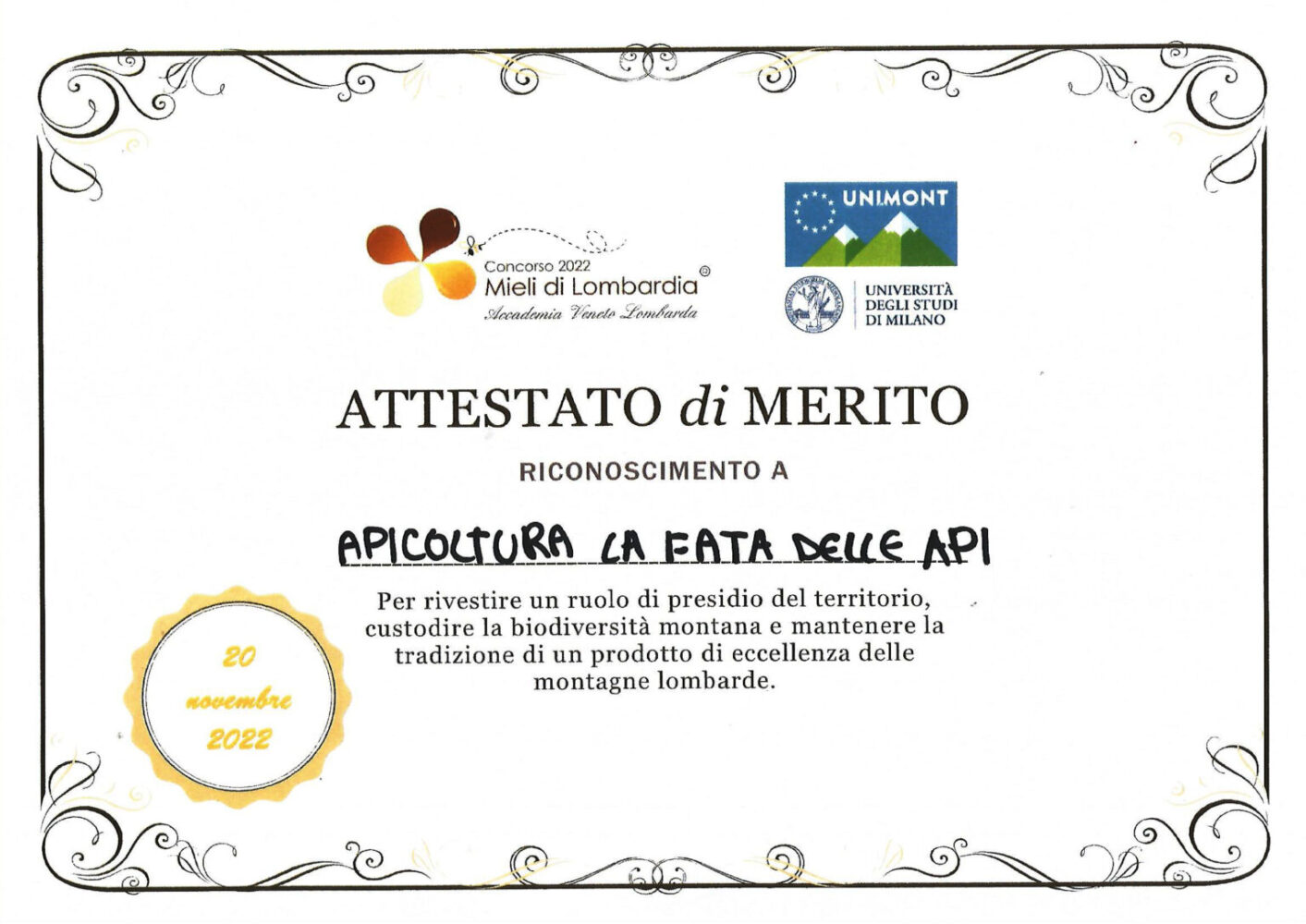 Apicoltura La Fata delle Api – Piazza Brembana
